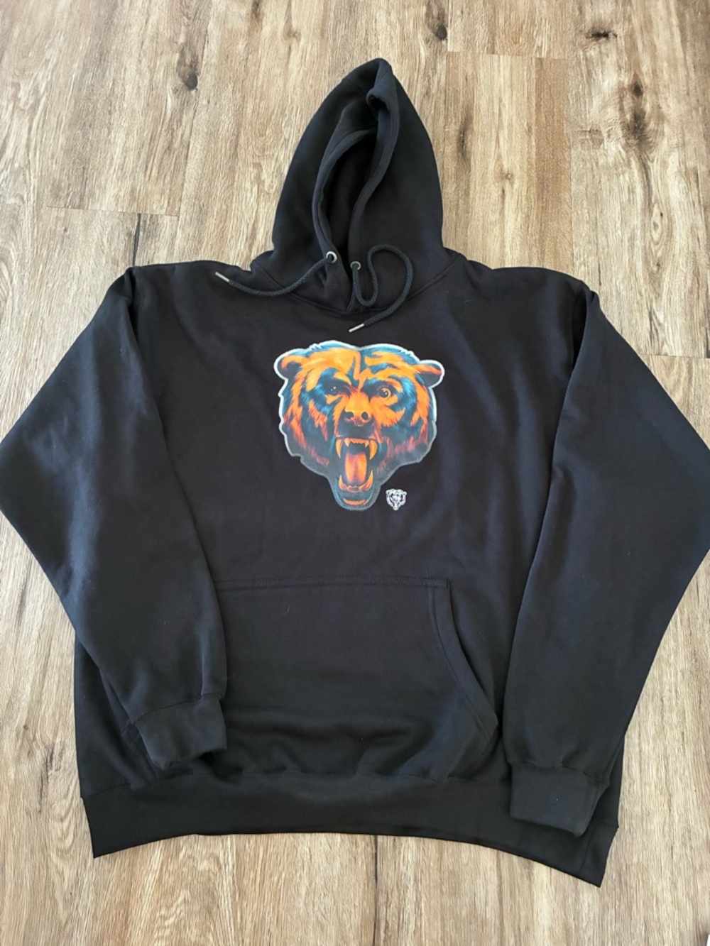 FANATICS Chicago Bears Men’s NFL Pullover Hoodie. Black. XL.